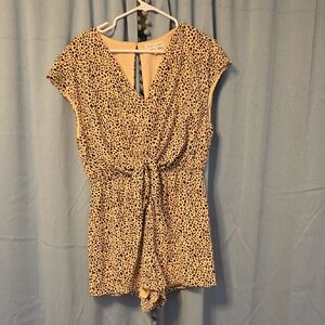 She + Sky Spotted Romper